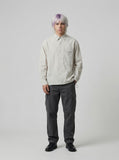 DAXUEN Relaxed long-sleeved button-up shirt — model photo