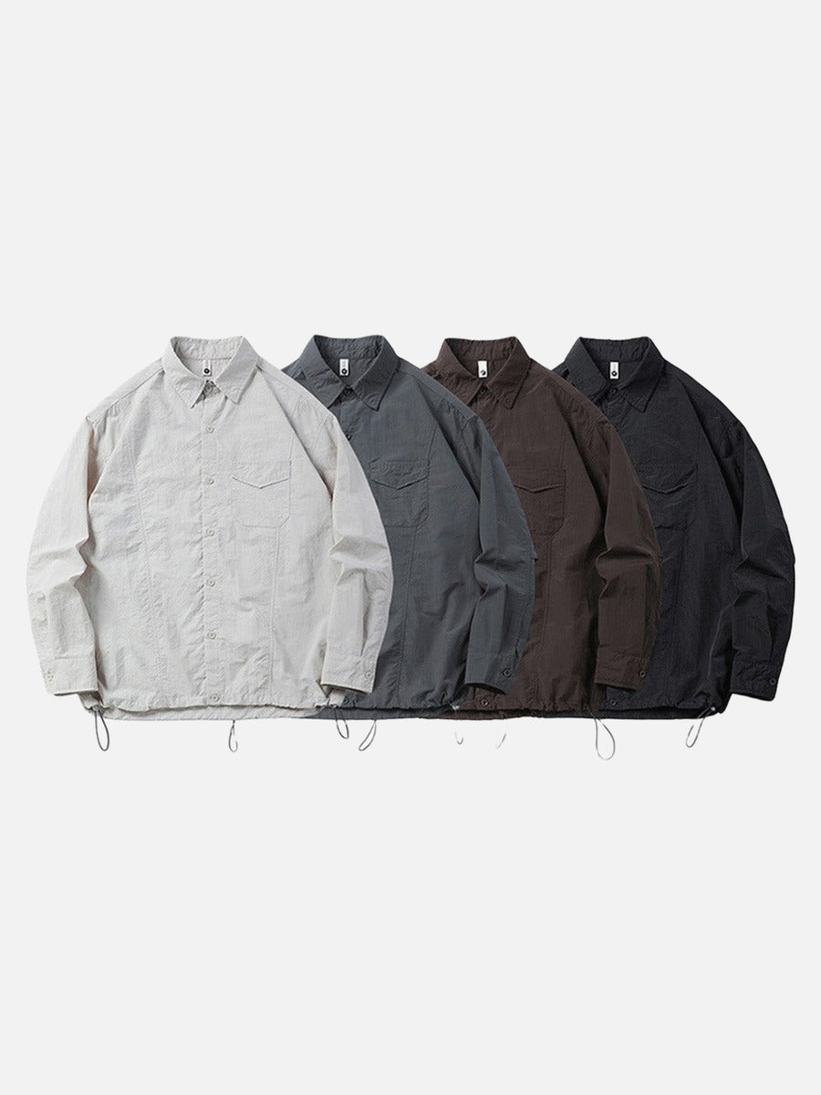 DAXUEN Relaxed long-sleeved button-up shirt