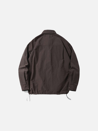 DAXUEN Relaxed long-sleeved button-up shirt
