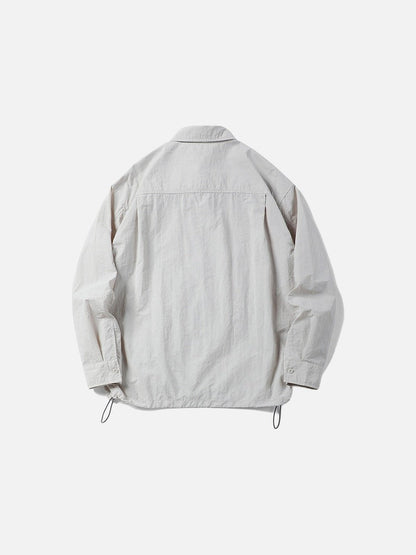 DAXUEN Relaxed long-sleeved button-up shirt