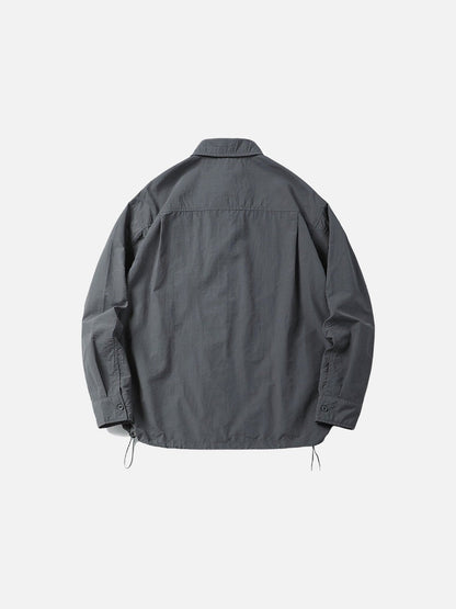 DAXUEN Relaxed long-sleeved button-up shirt