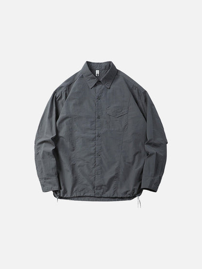 DAXUEN Relaxed long-sleeved button-up shirt