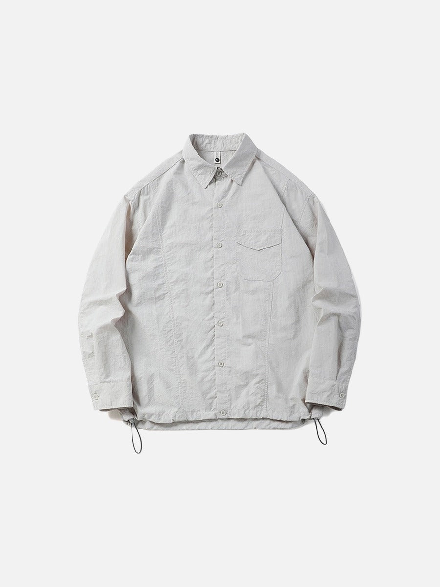 DAXUEN Relaxed long-sleeved button-up shirt