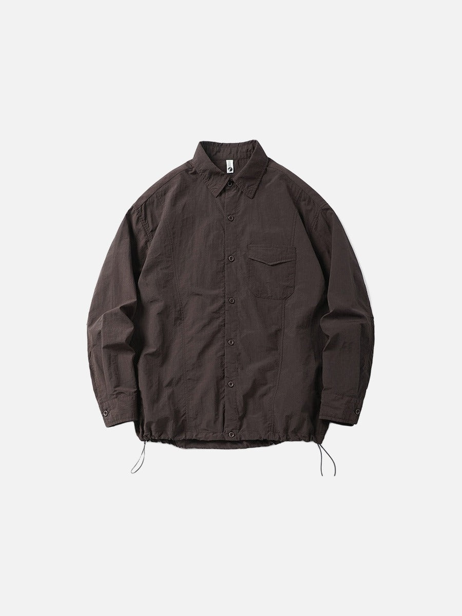 DAXUEN Relaxed long-sleeved button-up shirt