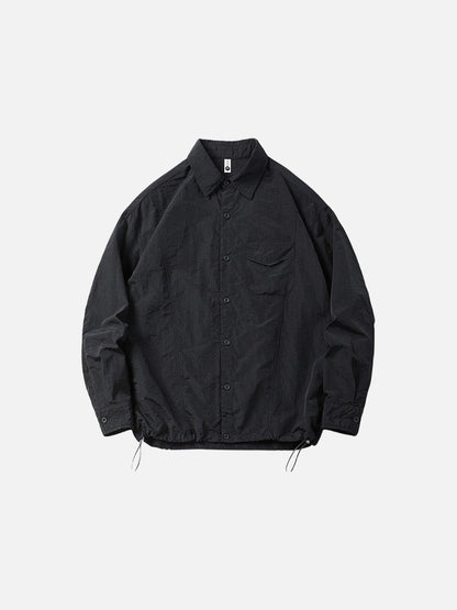 DAXUEN Relaxed long-sleeved button-up shirt