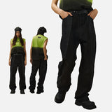 DAXUEN Relaxed fit black panel pants