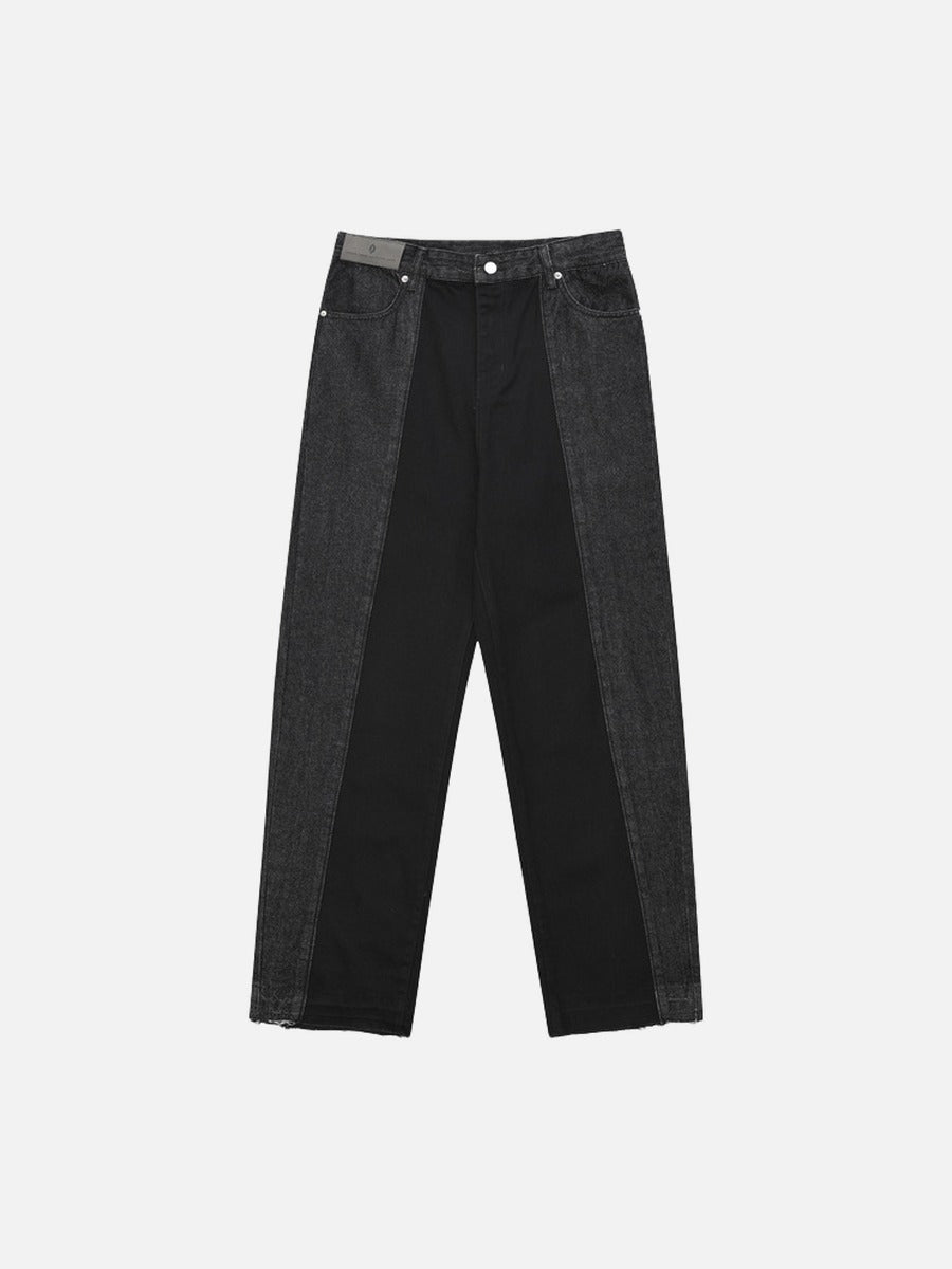 DAXUEN Relaxed fit black panel pants
