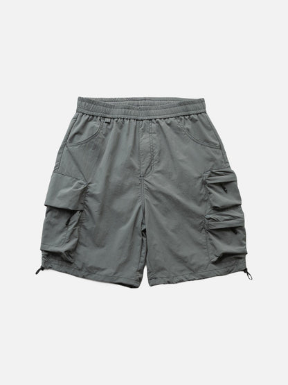 DAXUEN Relaxed fit cargo shorts in solid colours