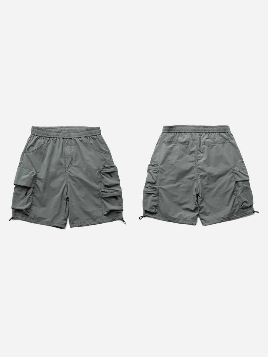 DAXUEN Relaxed fit cargo shorts in solid colours