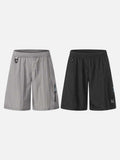 DAXUEN Relaxed-fit casual shorts in grey and black