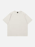 DAXUEN Oversized dark grey T-shirt with crew neck and raglan sleeves