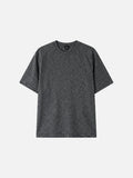 DAXUEN Oversized dark grey T-shirt with crew neck and raglan sleeves
