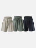 DAXUEN Men's relaxed fit embroidered cargo shorts