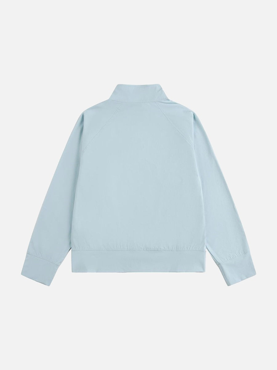 DAXUEN Lightweight full-zip jacket in solid colors