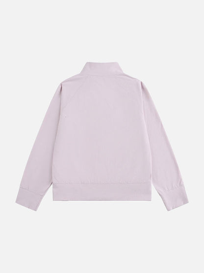 DAXUEN Lightweight full-zip jacket in solid colors