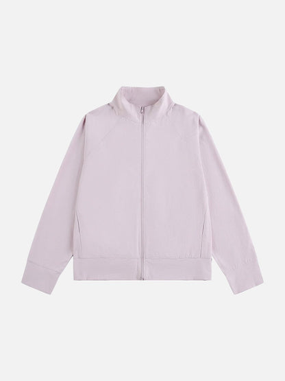DAXUEN Lightweight full-zip jacket in solid colors