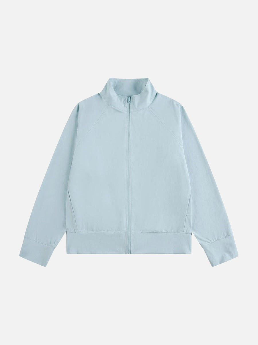 DAXUEN Lightweight full-zip jacket in solid colors