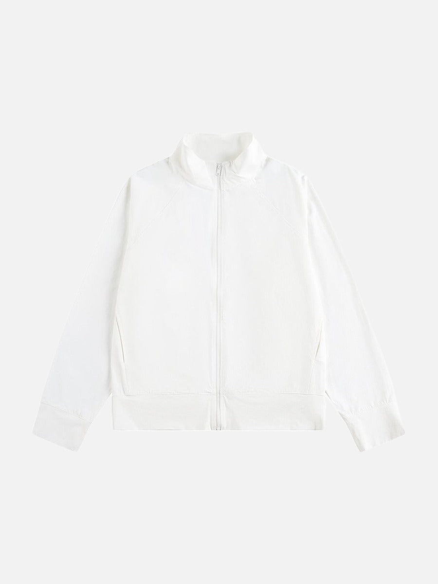 DAXUEN Lightweight full-zip jacket in solid colors