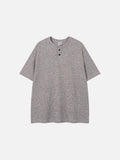 DAXUEN Men's relaxed-fit short-sleeved knit top