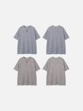 DAXUEN Men's relaxed-fit short-sleeved knit top