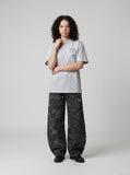 DAXUEN Men's short-sleeved Henley T-shirt — model photo