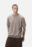 DAXUEN khaki relaxed-fit knit top