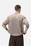 DAXUEN khaki relaxed-fit knit top