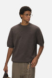 DAXUEN khaki relaxed-fit knit top