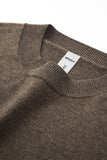 DAXUEN khaki relaxed-fit knit top