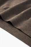 DAXUEN khaki relaxed-fit knit top