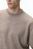 DAXUEN khaki relaxed-fit knit top