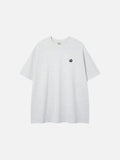 DAXUEN Relaxed fit short-sleeve crew neck T-shirt with embroidered emblem