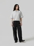 DAXUEN Relaxed fit short sleeve polo shirt — model photo
