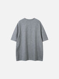 DAXUEN Relaxed fit short-sleeved top in grey and black