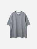 DAXUEN Relaxed fit short-sleeved top in grey and black