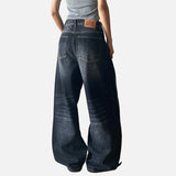 DAXUEN Relaxed fit wide-leg denim jeans