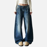 DAXUEN Relaxed fit wide-leg denim jeans