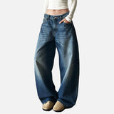 DAXUEN Relaxed fit wide-leg denim jeans