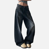 DAXUEN Relaxed fit wide-leg denim jeans