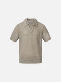 DAXUEN Short-sleeve polo shirt with mesh fabric