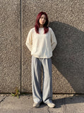 DAXUEN Oversized long-sleeved mock neck top