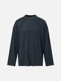 DAXUEN Oversized long-sleeved mock neck top