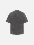 DAXUEN Relaxed oversized short-sleeve top with zippered pockets