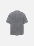 DAXUEN Relaxed oversized short-sleeve top with zippered pockets
