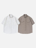 DAXUEN Relaxed-fit short-sleeve button-up shirt