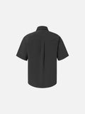 DAXUEN Short-sleeved button-up shirt with two chest pockets