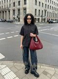 DAXUEN Relaxed Short-Sleeved Button-Up Shirt | DAXUEN — model photo