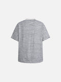 DAXUEN Relaxed-fit striped Henley T-shirt