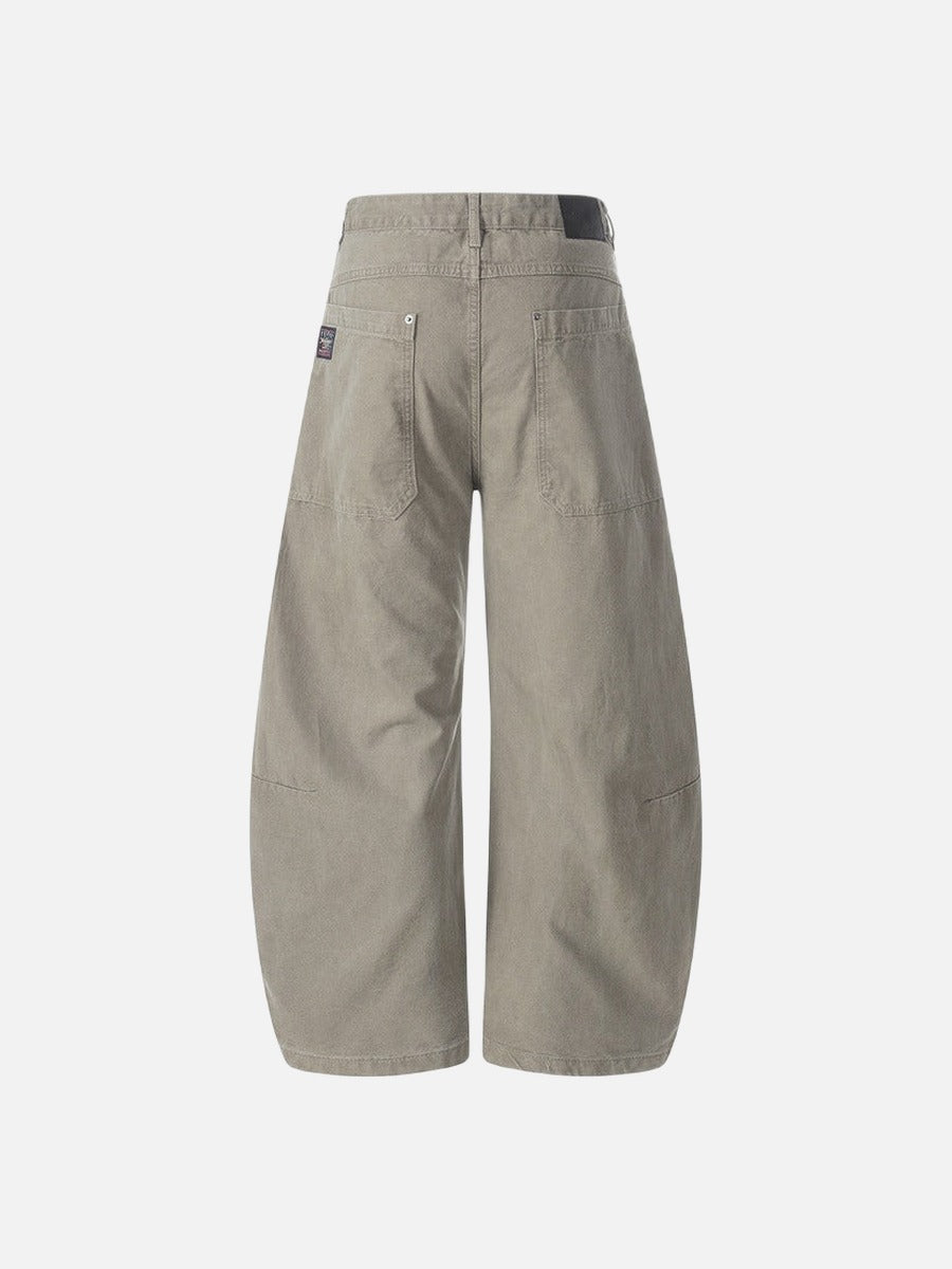 DAXUEN High-waisted wide-leg balloon cargo pants