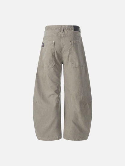DAXUEN High-waisted wide-leg balloon cargo pants